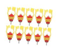 JOINPAYA 10pièces Nozzles Automatiques Acier pour Poules Distributeurs Eau Économiques Et Efficaces pour De Volaille Accessoires De Coopérative