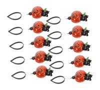 JOINPAYA 10pièces Serre-tête Citrouille pour Halloween Bandeaux Chat Noir et Ballon Accessoire Cheveux Cosplay Lot de Décoration Fête