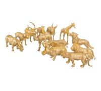 JOINPAYA 12 pièces Figurines Animaux Plastique Jouets Éducatifs Forêt Réalistes Décor Micro Paysage pour Garçon Fille Modèles Durables pour Table Jeux de Reconnaissance Animale