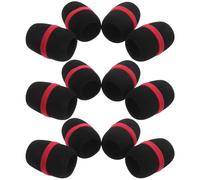 JOINPAYA 12 pièces Housses Mousse pour Microphone à Main Pare-brise Anti-vent et Anti-éclaboussures Protection Bruit et Salive Adaptées pour Karaoké Enregistrement et Streaming Live