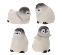 JOINPAYA 12 Pièces Statuette Miniature de Pingouin en Résine, Base Stable | Style Mignon, pour Bureau de Chambre et Micro Paysage, Idée Présent de Noël, Petit Format