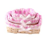 JOINPAYA 12 pour Maison de Poupée, Rangement Miniature Décoratif Rustique, Petite Corbeille Pratique pour Accessoires et Micro-scènes