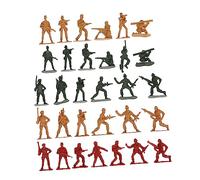 JOINPAYA 120pièces Figurines Soldats Militaires Plastique Jeu De Guerre Décoration Garçon Fille Créative Jouet Éducatif