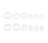 JOINPAYA 12pièces Adaptateurs Plastique pour Meuleuse Bagues Adaptatrices Robustes pour Meules Accessoires de Remplacement pour Tourets à Meuler Usage Professionnel et Bricolage