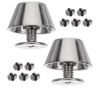 JOINPAYA 12pièces Fixations Métalliques pour Sacs à Main Accessoires de Maroquinerie de Vis Métalliques pour Pochettes Cuir et Loisirs Créatifs