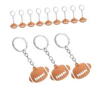 JOINPAYA 15 pièces Porte-clés Rugby pour Garçons Accessoires Thème Sport Durables Porte-clefs pour Clés de Voiture et Sacs à Dos Anniversaire et Remplissage Sacs à Bonbons
