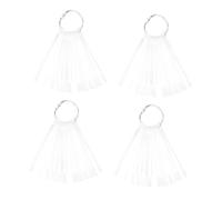 JOINPAYA 150 Échantillons de Vernis à Ongles D'éventail, Nuancier Transparent Anneau Métallique, Cartes de Couleurs pour Manucure Professionnelle et Pratique de Nail Art, Planches