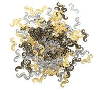JOINPAYA 150 Pendentifs Moustache en Alliage Vintage Mini Breloques Décoratives pour Création de Bijoux 3 Couleurs Accessoires DIY pour Colliers et Bracelets