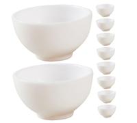 JOINPAYA 15pièces Bols pour Maison De Poupées Décoration De Cuisine Miniature Bols Ronds pour Accessoires De Jeu Et Dînette