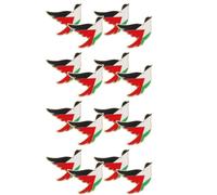 JOINPAYA 16 Pièces Broche de Costume Oiseau la Paix Palestine, Alliage de Zinc, Épingle Drapeau Palestine, pour Vestes et Vêtements, Collection Personnelle, Événements Sociaux