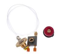 JOINPAYA 1ensemble Adaptateur De Réservoir De pour Réchaud De Camping Outil De Recharge avec Valve De Sécurité Couleur Aléatoire