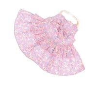 JOINPAYA 1Ensemble Pet Rabbit Dress with Lightweight Leash Floral Costume for Small Pets for Outdoor Walks and Adventures