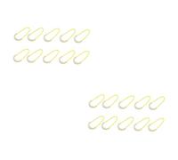 JOINPAYA 2 Ensembles Accessoires De Camping Fluorescents pour Tentes Boucles De Serrage Lumineuses pour Éviter Accidents Nocturnes 10 Pièces * 2