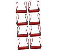 JOINPAYA 2 Ensembles Câble De Rappel Pour Verrouillage De Disque Acier De Accessoires De Vélo Et Prévention De Vol Transparent Rouge 4 Pièces * 2