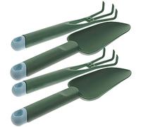 JOINPAYA 2 Ensembles Outils de Jardinage avec Poignée Truelle et Râteau Portables pour Plantes Intérieures et Jardinage Outils de Jardin Idéaux pour Petits Projets et Plantation de Légumes