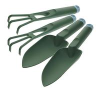 JOINPAYA 2 Ensembles Outils de Jardinage Portables pour Plantes Fleurs Outils de Cultivation pour Petit Jardin Intérieur Plastique Pratiques pour Rempotage et Entretien