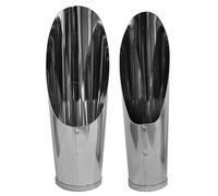 JOINPAYA 2 pièces à Terre Acier Inoxydable pour Jardinage Petit Moyen Outils Pratiques pour Transplantation et Potting Soil