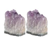 JOINPAYA 2 Pièces Améthyste Naturelle Brute Décorative pour Pierre Minérale | Ornement de Maison, Pièce Unique Brillante et Délicate, Usage Collection et Loisirs Créatifs