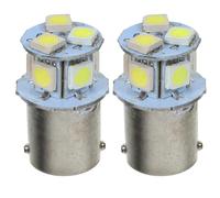 JOINPAYA 2 Pièces Ampoule LED Clignotant Moto Bas Haute Luminosité Aluminium pour Feux de Recul et Backup
