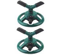 JOINPAYA 2 Pièces Arroseur Rotatif Automatique pour Jardin Arrosage Pratique pour Pelouses Potagers Asperseur Durable pour Irrigation Uniforme
