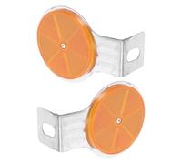 JOINPAYA 2 Pièces Balises Réfléchissantes D'allée en Abs Haute Visibilité pour Sécurité Routière et Allées, Accessoires Multipurpose pour Rues et Allées