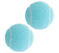 JOINPAYA 2 pièces Balles de Tennis Souples Bleues Haute Élasticité pour Entraînement et Match Durables et Adaptées Aux Activités Outdoor