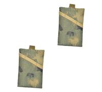 JOINPAYA 2 Pièces Banane en Plein air d'étanché Poche Fournitures de Ceinture Banane de Course Banane Sport Banane Cargo Petit Ceinture Tissu Oxford