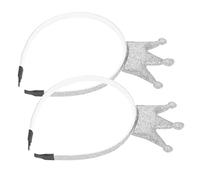 JOINPAYA 2 Pièces Bandeaux Dorés à Paillettes pour Garçon Fille pour Fêtes Lot de Accessoires Décoratifs pour Princesses
