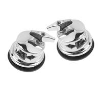 JOINPAYA 2 Pièces Base de Support Métallique pour Batterie Stable et Ajustable Accessoire pour Caisse Claire et Grosse Caisse Kit de Compatible avec Jambes de Tom et Batterie Au Sol