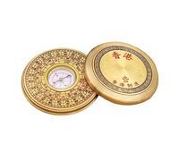 JOINPAYA 2 Pièces Boussole Chinoise Portative avec Couvercle Outil Multifonctionnel pour Navigation et Feng Shui pour Camping et Expériences Géologiques