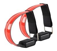 JOINPAYA 2 pièces Brassards LED Rechargeables Bandes Réfléchissantes Lumineuses pour Course Nocturne Cyclisme et Activités Extérieures Bracelet Sportif Léger et Visible