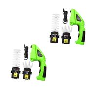 JOINPAYA 2 Pièces Cisailles Électriques de Jardin Rechargeables Outil de Ergonomique pour Haies Plantes Sécateur Durable pour Élagage Entretien de Jardin