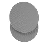 JOINPAYA 2 Pièces Coussin de Genou de Yoga Antidérapant Lot de Tapis de Yoga Confortable pour Genoux et Poignets Protection pour Exercices Gris