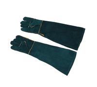 JOINPAYA 2 pièces de Protection Anti-Morsure Résistant pour Manipulation Animaux et Reptiles Vert Foncé Conception Doigts Flexible