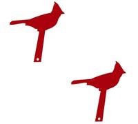 JOINPAYA 2 Pièces Décoration de Boîte Aux Lettres Oiseau Piquet Acrylique pour Boîte Aux Lettres Accessoire de Jardin et Facile à Installer