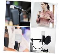 JOINPAYA 2 pièces Filtre Anti-pop Micro U Forme Métal Pare-brise Micro Portable Protection les Éclaboussures pour Enregistrement et Diffusion Lot