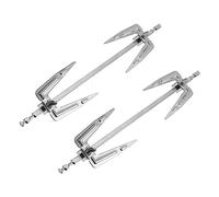 JOINPAYA 2 pièces Fourches à Poulet Acier Inoxydable Accessoires de Cuisine Durables pour Four et Barbecue Faciles à Nettoyer et Ajuster Résistantes à Usure
