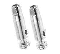 JOINPAYA 2 Pièces Heavy Duty Stainless Steel Fencing Epee Tips Replacement for Training and Competition Sword Spare Parts