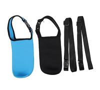 JOINPAYA 2 pièces Housse Bouteille Résistante Chaleur Étui Isolant pour Bouteille Eau Protection Brûlure avec Manche Lot de Noir