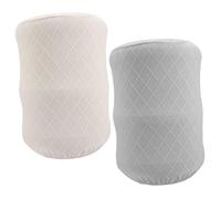 JOINPAYA 2 pièces Housse de Protection pour Tonneau Eau Tissu Résistant Cache-réservoir Anti-uv Beige et Gris pour Distributeurs Eau Décoration Rustique pour Maison et Bureau