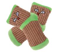 JOINPAYA 2 pièces Jouets pour Chiens Moyens Peluche avec Sifflet Jouets à Mâcher Forme de Chaussette Durables et Attrayants pour Chiots Favorisent Dentaire et Activité Naturelle