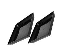 JOINPAYA 2 Pièces Plateau de Pot de Fleur Soucoupes pour Pots à Fleurs égouttoirs en Plastique Plateau de Plantation intérieur Soucoupe de Pot de planteur bac à Fleurs en Plastique PP Noir