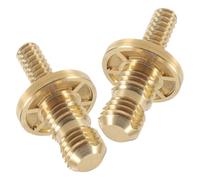 JOINPAYA 2 Pièces Pool Cue Joint Screws Brass Connectors Antiwobble Hardware for Billiard Cues Secure Precision Fit for Home and Club Use
