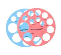 JOINPAYA 2 pièces Règles Circulaires pour Mamelon Lot de Outil de Mesure de Flange Souple Léger et Précis pour Choisir Adaptée Du Tire-lait et Confort Garçon Fille