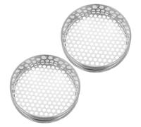 JOINPAYA 2 Pièces Tamis de Jardin Acier Inoxydable Lot de Tamis Ronds pour Filtrage de Terre Maille Outil Pratique pour Séparer Débris et Créer Un Sol à
