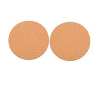JOINPAYA 2 Pièces Tapis de Pot de Fleur nattes Petit Tapis végétaux en liège Couleur entourer Usine Support de Dessous de Verre en liège Tapis de Dessous de Verre en liège Soucoupe en liège