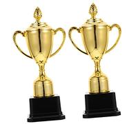 JOINPAYA 2 Pièces trophée des Enfants trophée Mini-trophées pour Garniture d'or Concours Enfants Petite Coupe trophée du Jeu pour Enfants trophée Enfants Plastique