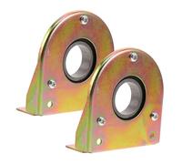 JOINPAYA 2 Pièces Ventilation Pulley Block with Iron Bearing Housing Fan Shaft Support for Greenhouse and Agricultural Machinery Easy Installation and Smooth Airflow Control