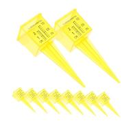 JOINPAYA 20 Pièces Lot de Pluviomètres pour Pelouse avec Large Ouverture Outil de Mesure Eau Extérieur pour Arrosage Jardin et Pelouse Jauge Pression Eau Fiable et Compacte