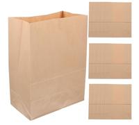 JOINPAYA 20 Pièces Paquet de Rangement Fruits et Légumes en Papier Kraft | Grosse Capacité, Réutilisable, pour Ail et Oignon, Usage Voyage et Rangement D’objets Divers